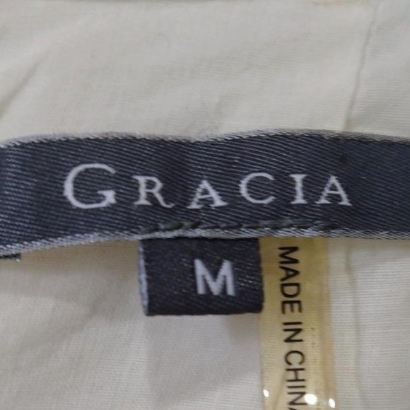 Gracia Cutwork Embriodery Cotton and Silk Shift Dress SZ Medium - Picture 2 of 5